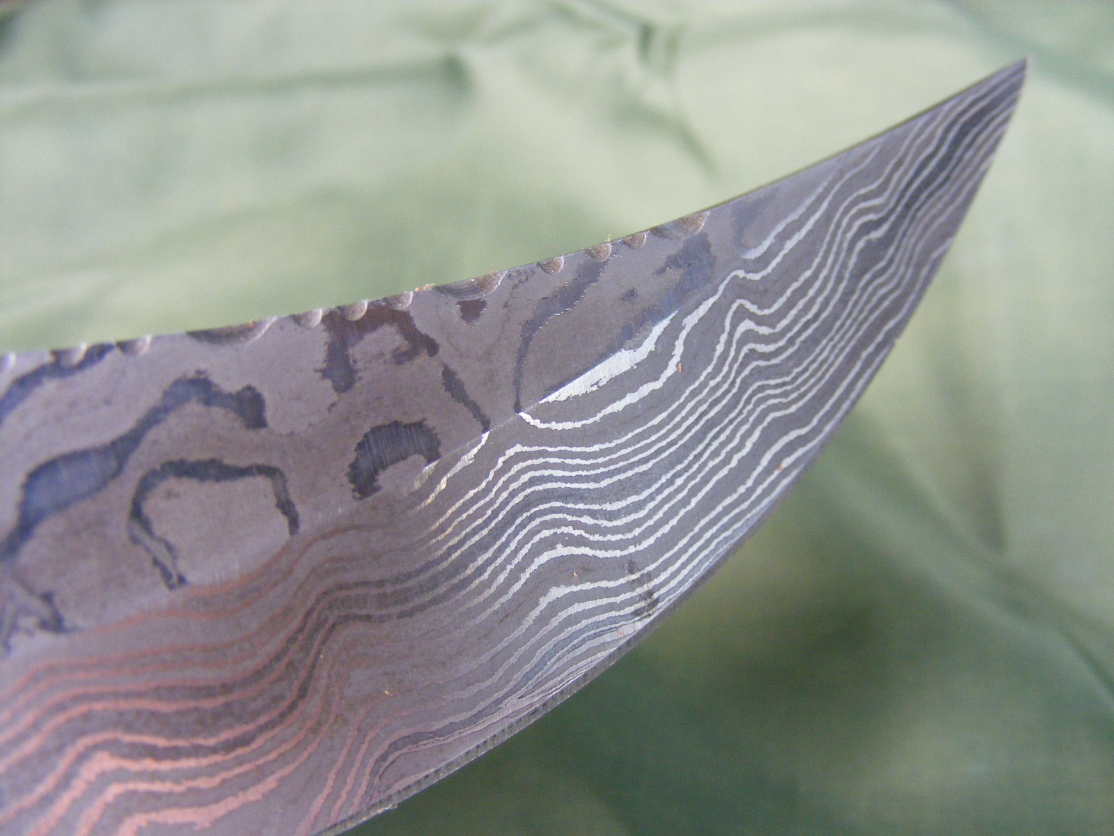 hunting knife damascus 2